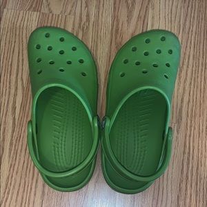 Army green CROCS